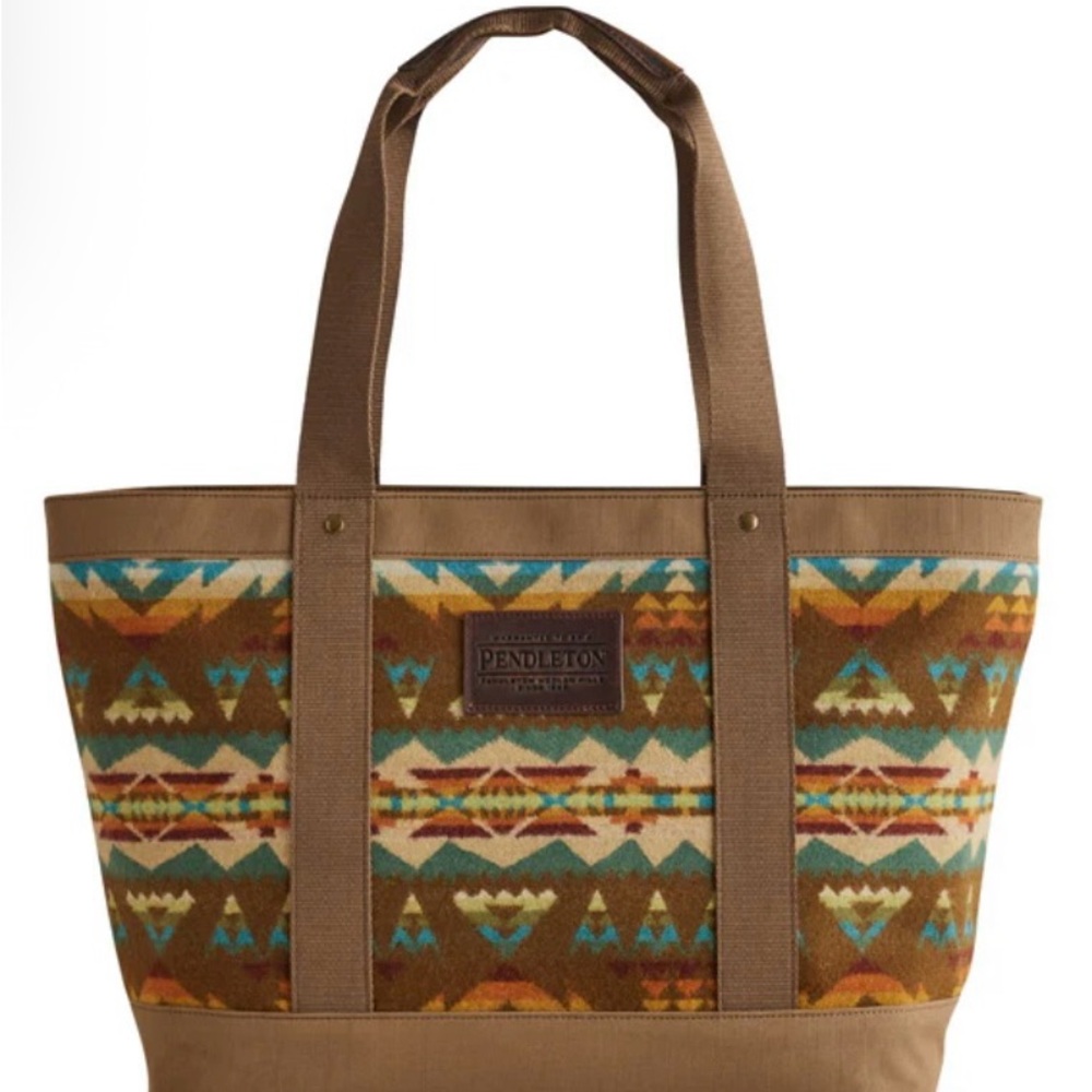 PENDLETON SOLSTICE CANYON ZIP TOTE Geometric Bag Southwestern Flair *excellent*